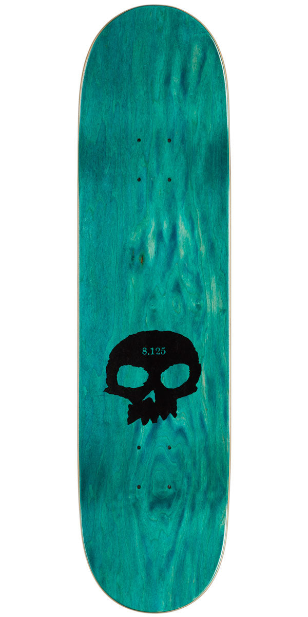 Zero Single Skull Skateboard Deck - 8.125