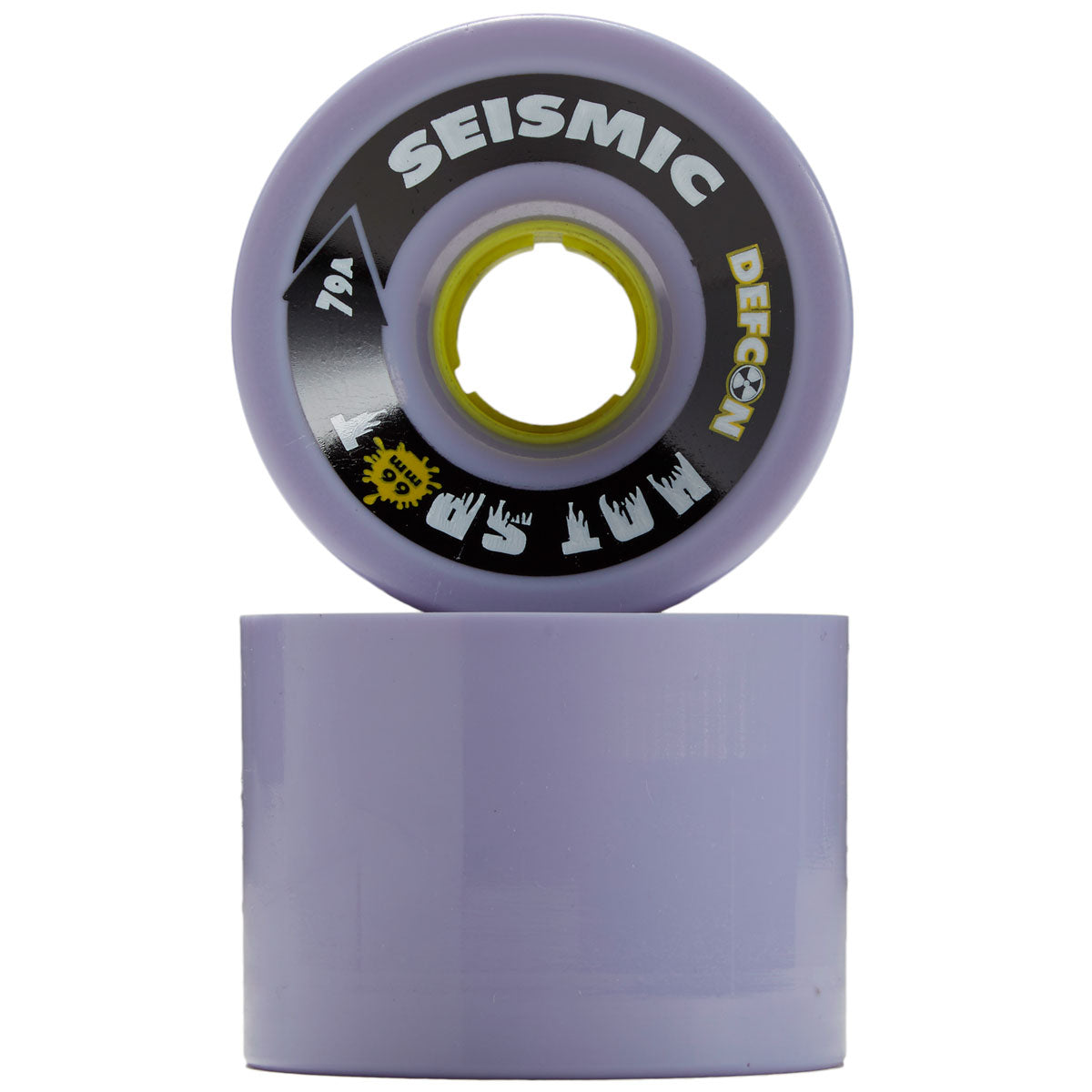 Seismic Hot Spot 79a Longboard Wheels - Plum - 66mm image 2