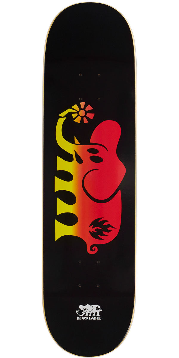Black Label Elephant Fade Skateboard Deck - 8.25