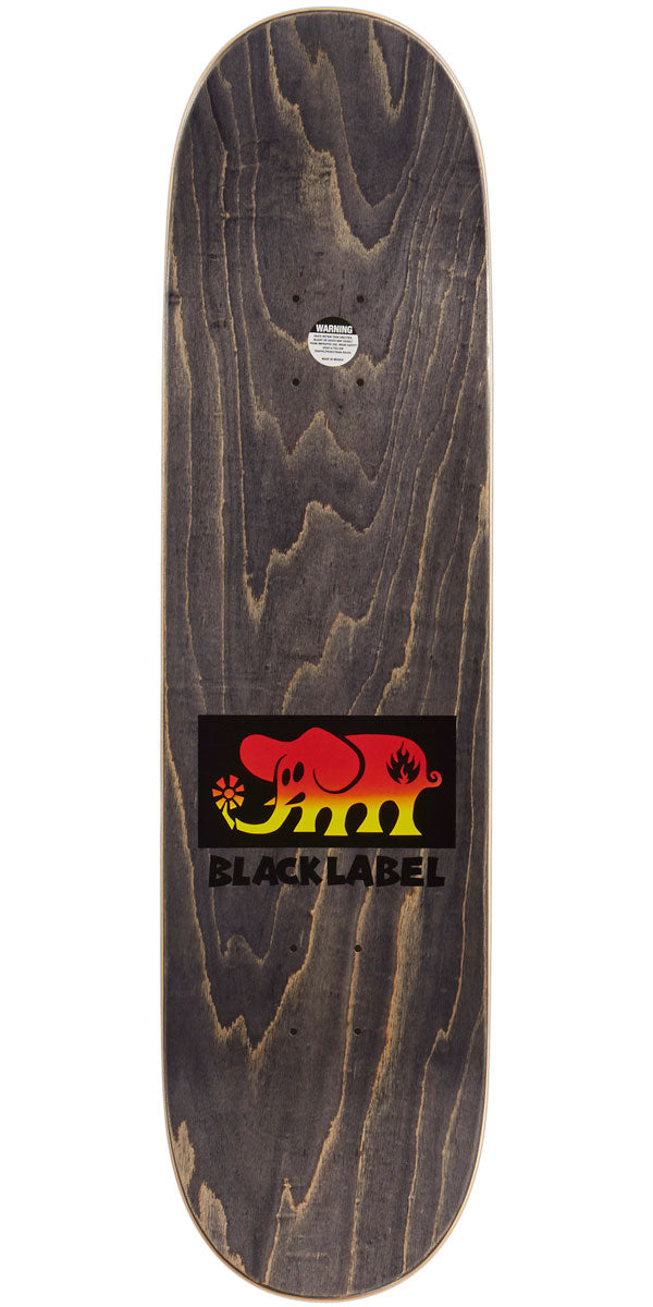 Black Label Elephant Fade Skateboard Deck - 8.25
