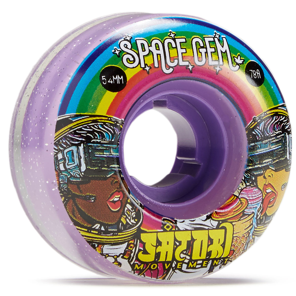 Satori Movement Space Gem Astronaut Cruiser 78a Skateboard Wheels - 54mm image 1