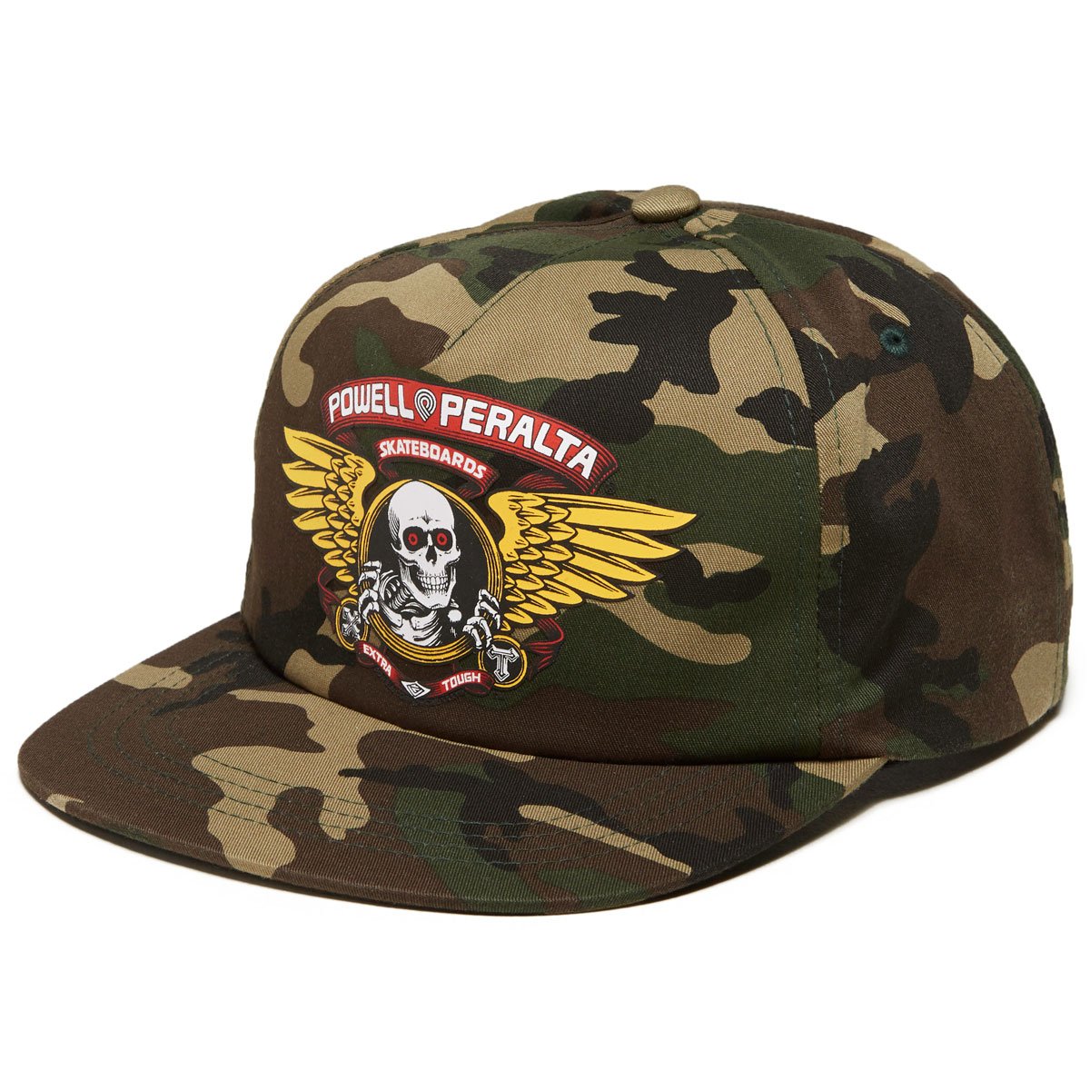 Powell-Peralta Winged Ripper Snapback Hat - Camo image 1