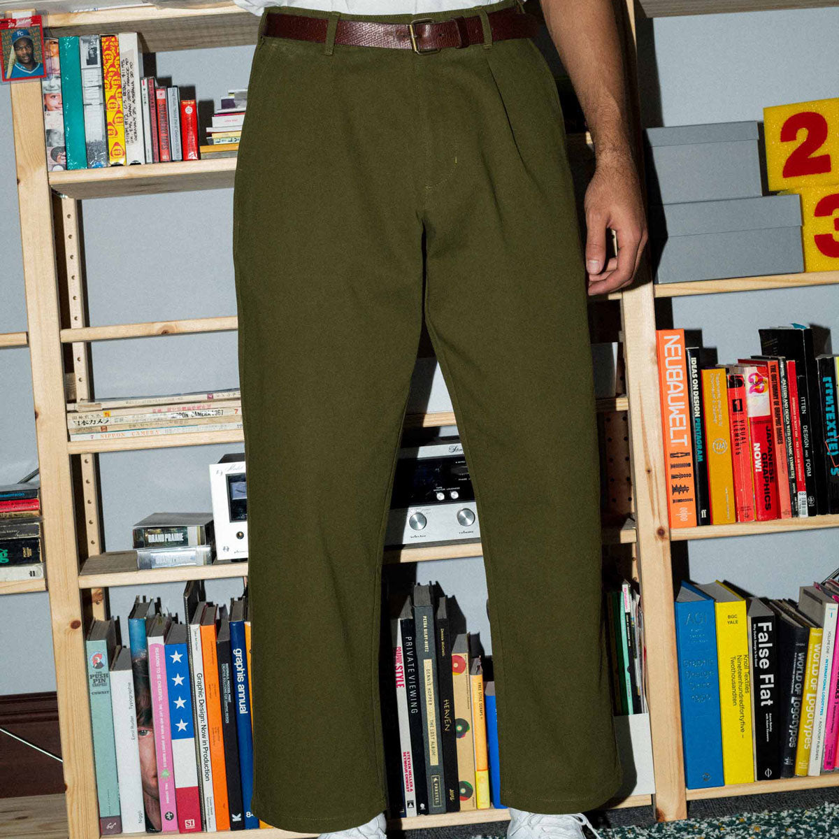 Quasi Warren Trouser Pants - Olive image 3