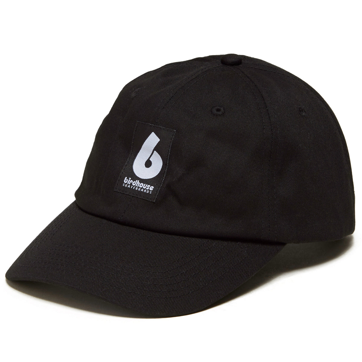 Birdhouse B Label Snapback Hat - Black image 1