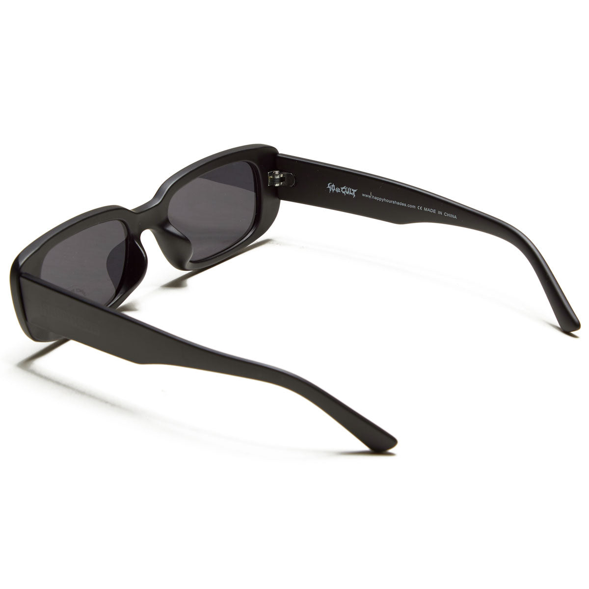 Happy Hour Oxford Sunglasses - Matte Black/Black image 2