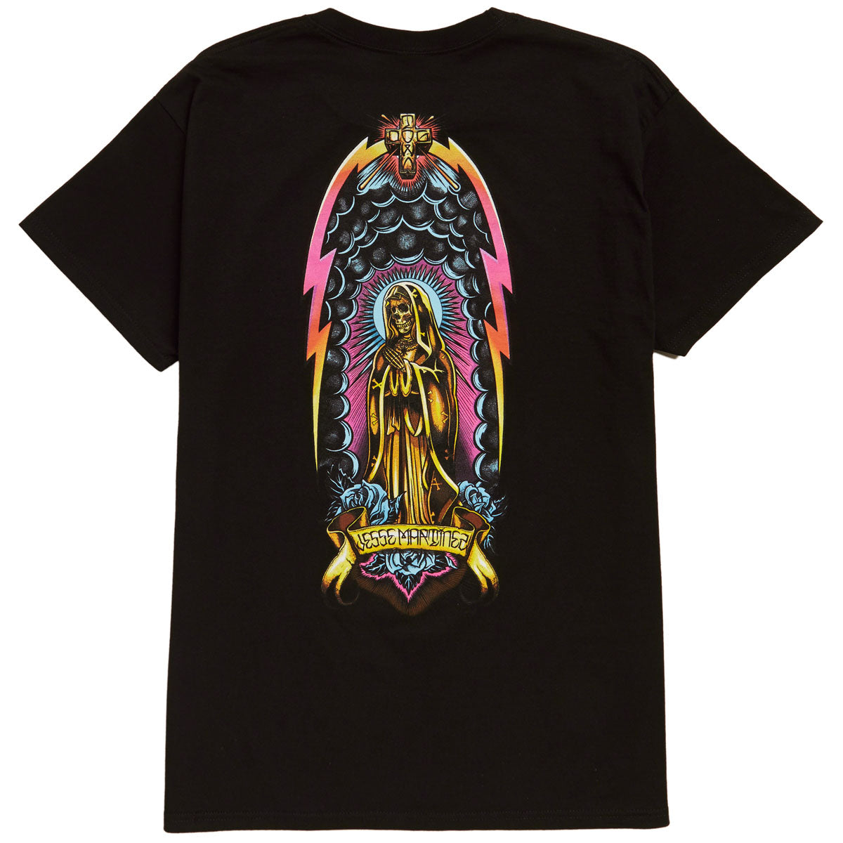 Dogtown Jesse Martinez Guadalupe Handshake T-Shirt - Black image 1