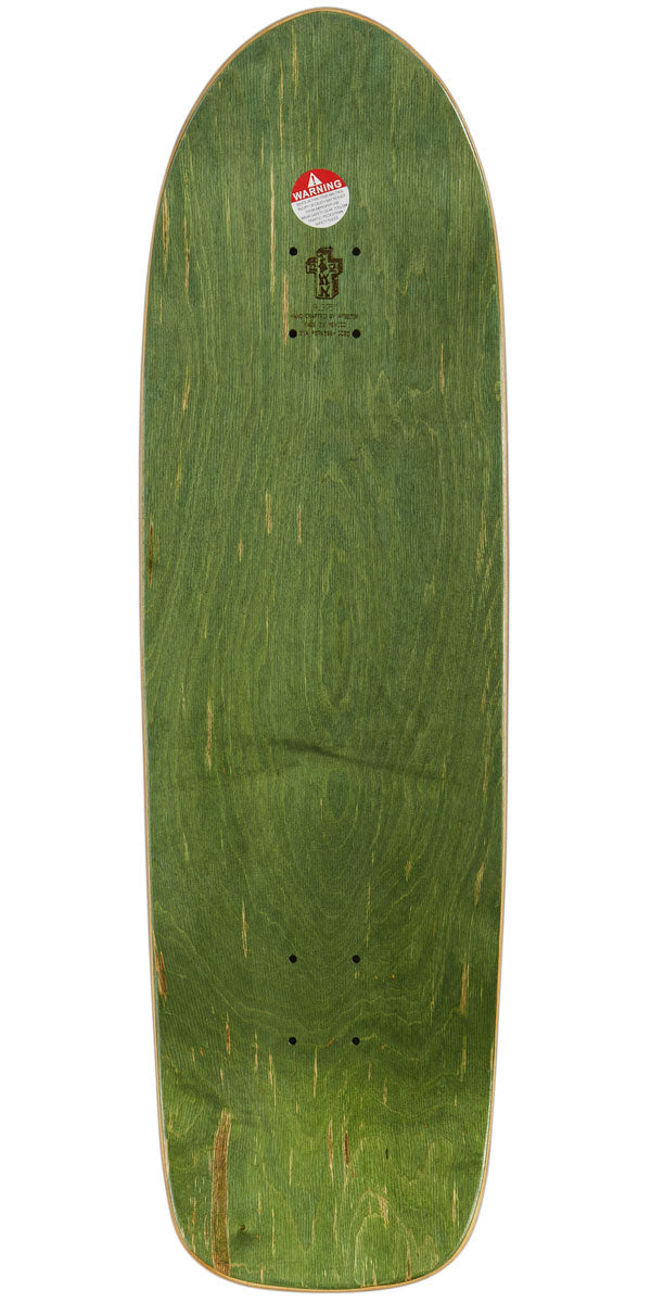 Dogtown Bigger Boy Skateboard Deck - Green Stain - 9.375