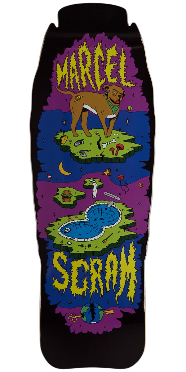 Scram Gnarcel Gone Cemental Skateboard Deck - 10.50