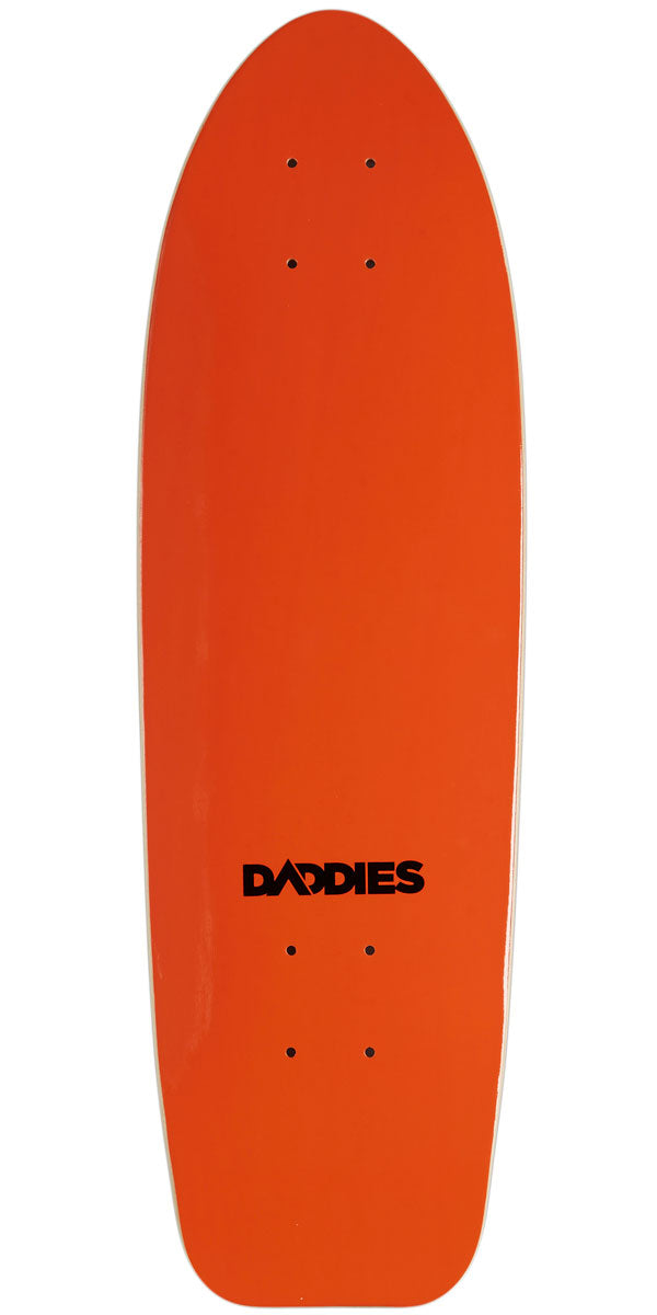 Daddies Logo Cruiser Skateboard Deck - Orange image 1