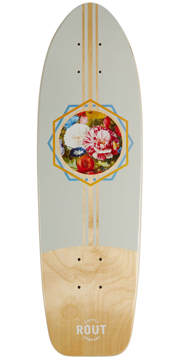 Rout Floral Cruiser Skateboard Deck image 1