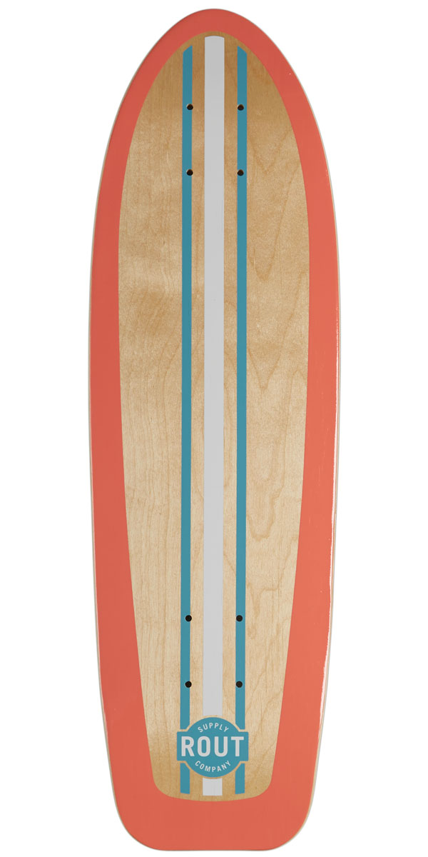 Rout Pinstripe Cruiser Skateboard Deck image 1
