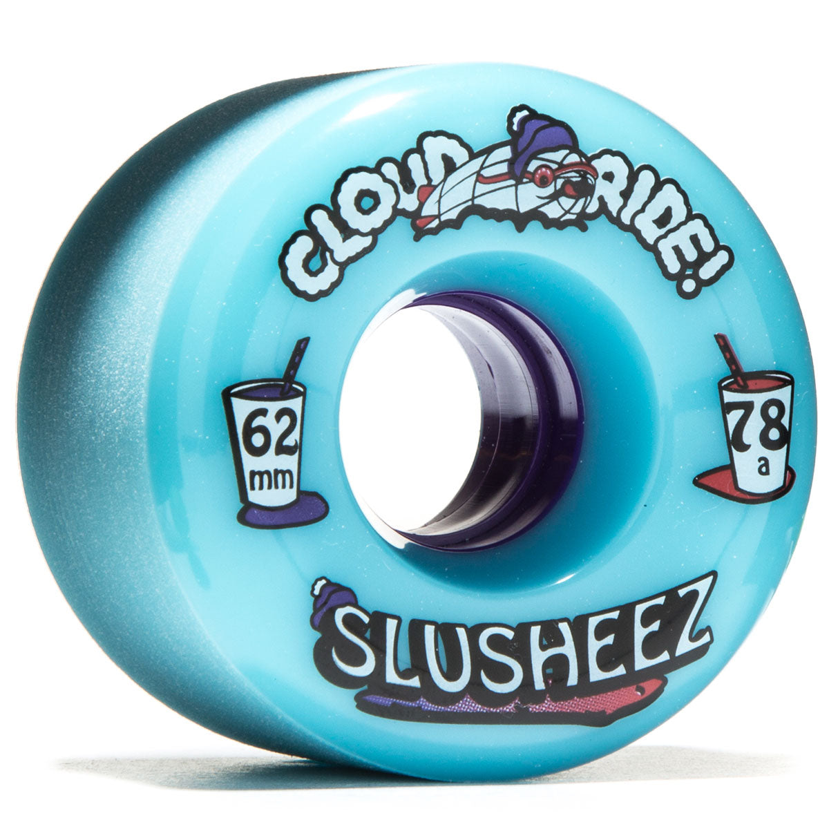 Cloud Ride Slusheez Longboard Wheels - 62mm 78a image 1