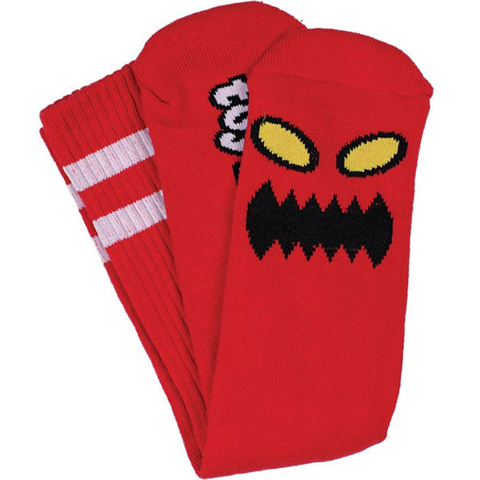 Toy Machine Monster Face Socks - Red image 1